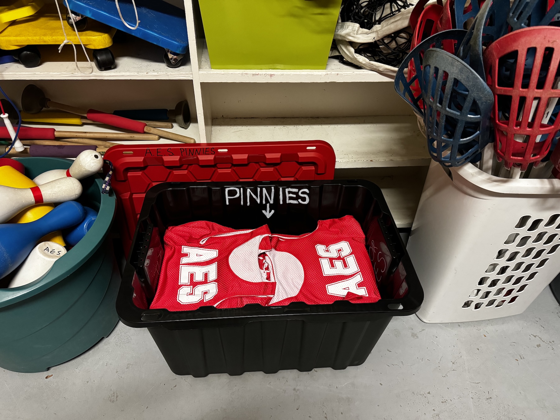 The new AES pinnies have arrived!