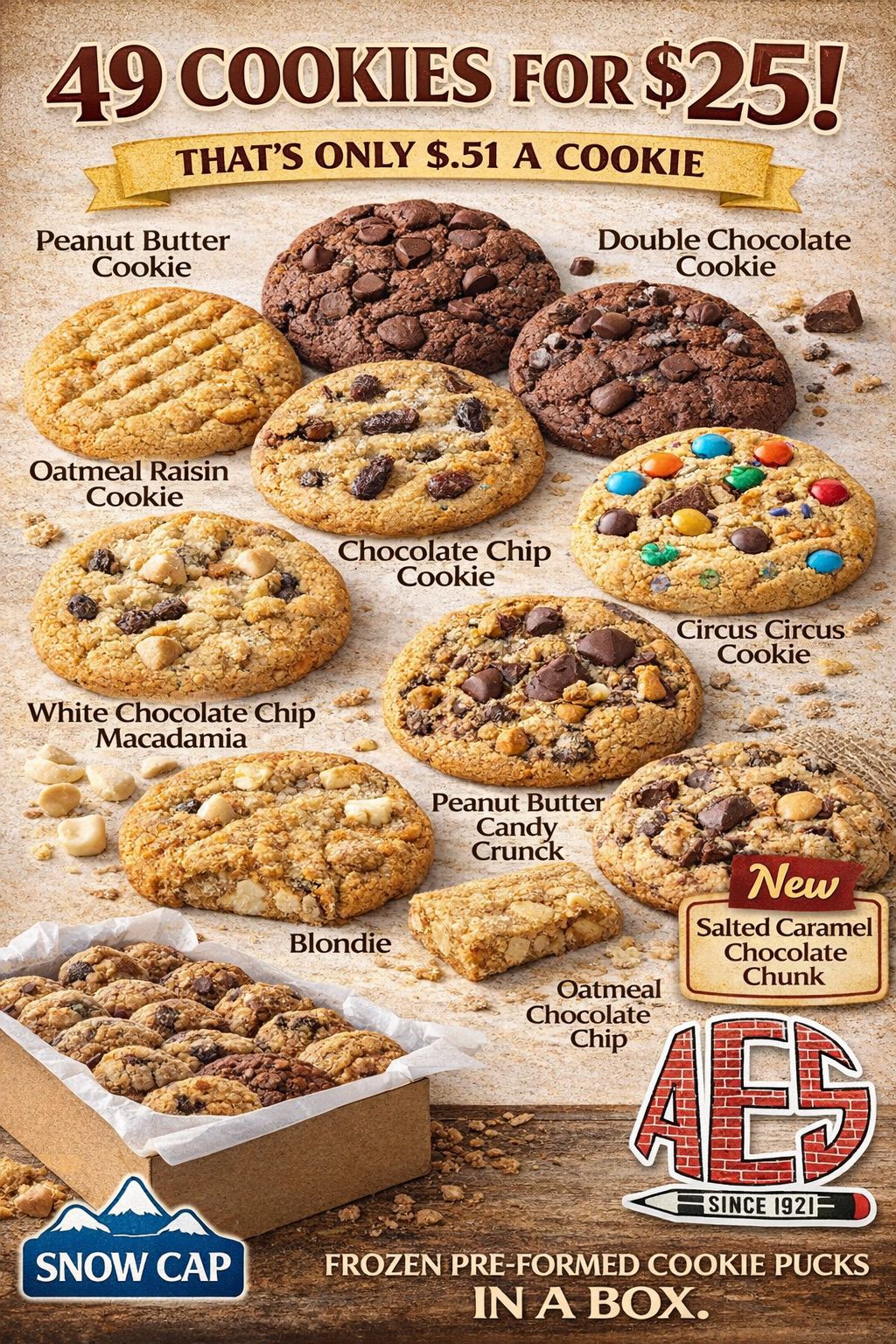 Frozen Cookie Dough Fundraiser Spring 2026